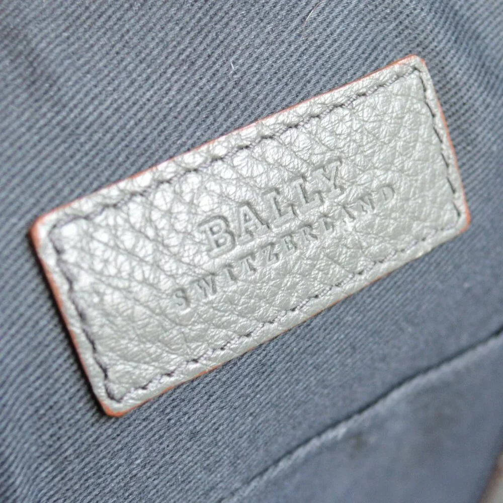BALLY SWITZERLAND Grey Leather brieface, Messenger / Laptop bag, like new